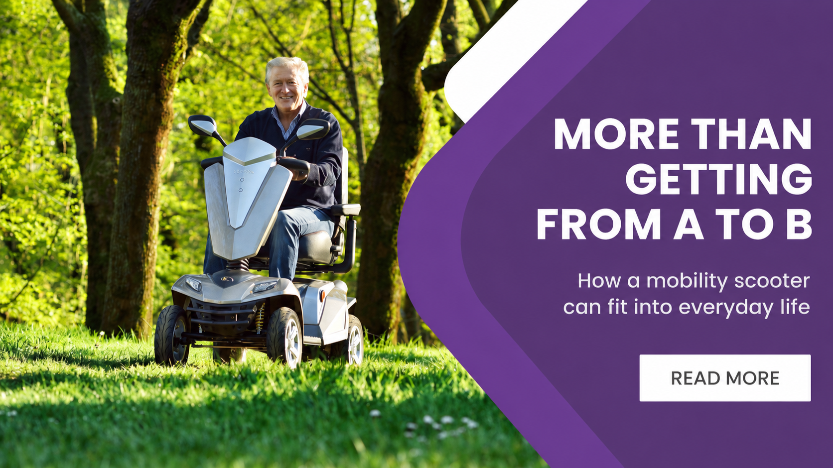 More than getting from A to B: how a mobility scooter can fit into everyday life